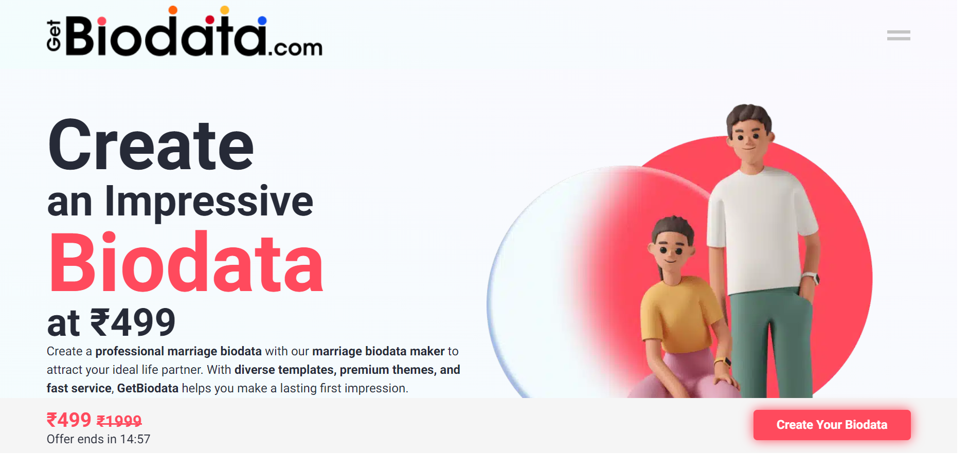Marriage biodata creator