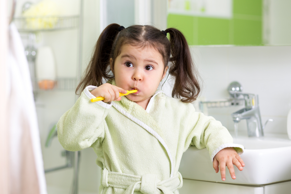 What are 5 good oral habits for kids?