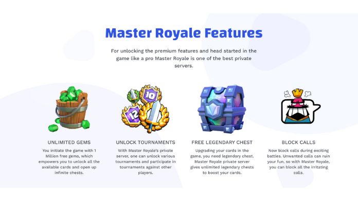 master royale features