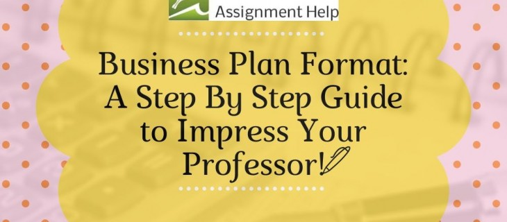 Business Plan Format: A Step By Step Guide to Impress Your Professor!