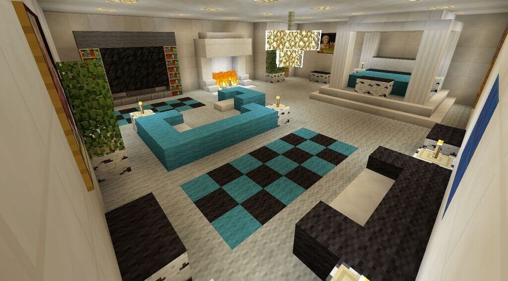Minecraft living room ideas