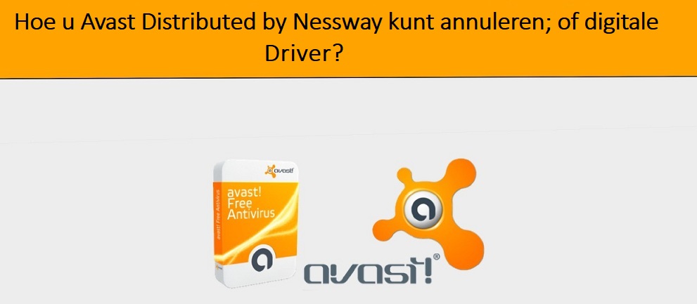 Hoe u Avast Distributed by Nessway kunt annuleren; of digitale driver