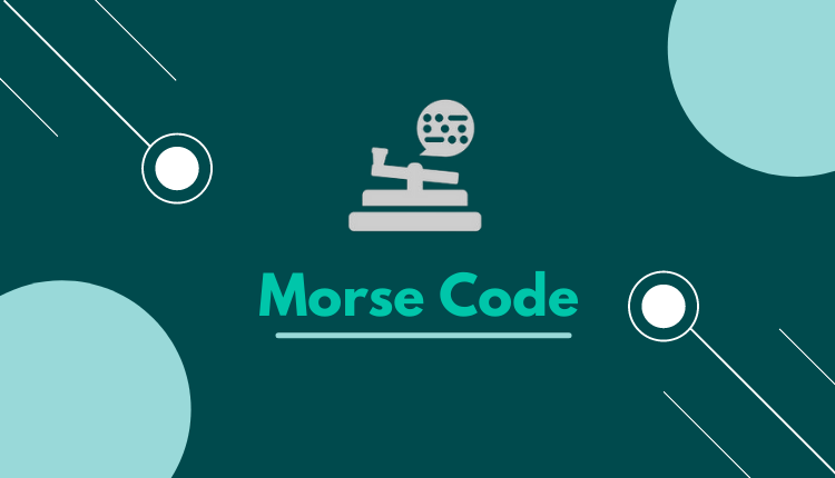 Morse code language