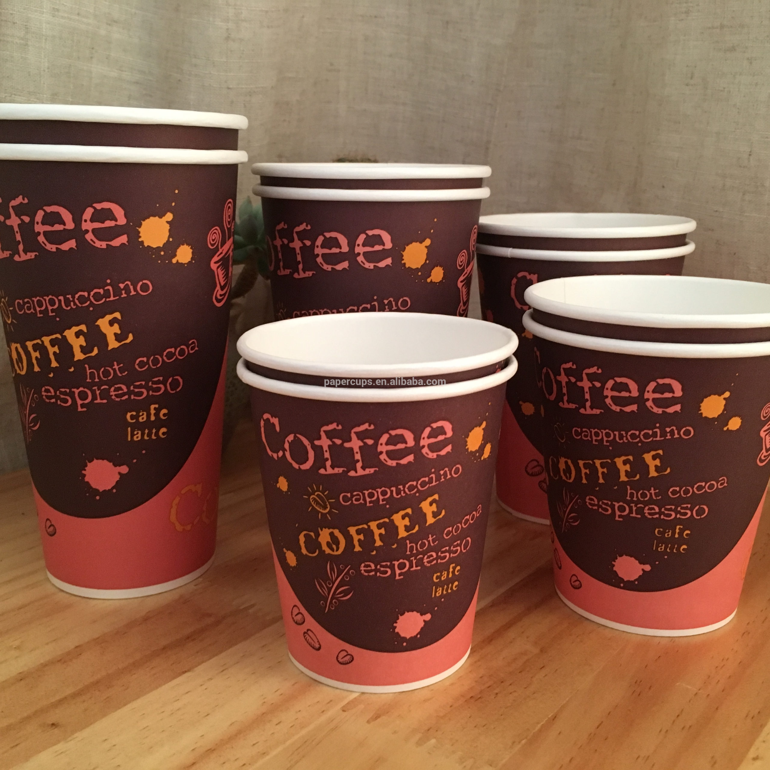 custom printed paper cups, promotional paper cups wholesale